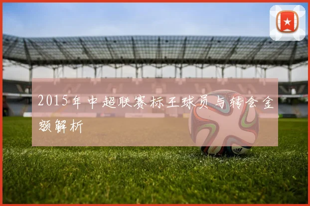 2015年中超联赛标王球员与转会金额解析